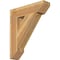 Ekena Millwork Traditional Slat Rough Sawn Bracket, Western Red Cedar, 6"W x 26"D x 30"H BKT06X26X30TRA06RWR - alternate 1